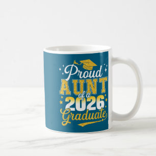 Minimale stolze Tante Klasse 2026 Absolventin Kaffeetasse