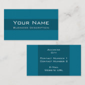 Minimale Streifen-Visitenkarte Visitenkarte (Vorne/Hinten)