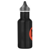 Minimale Sunset-Monogramm Edelstahlflasche (Links)