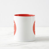 Minimale Sunset-Monogramm Tasse (Zentrum)