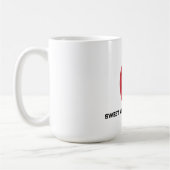 Minimale süße Erdbeertasse für Tee oder Kaffee  Kaffeetasse (Links)