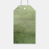 Minimale Tannenbaum-Weihnachtskarte Geschenkanhänger (Rückseite)