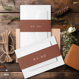 Minimale Textnachricht, die wir an Bauchband sende Einladungsbanderole