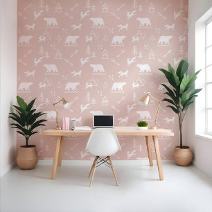 Minimale Tiere im Wildniswald im Freien Tapete