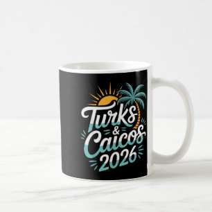 Minimale Turks- und Caicosinseln-Souvenirs 2026 Kaffeetasse