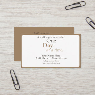 Minimale Typografie Ästhetische Visitenkarte