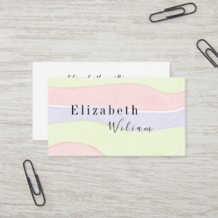Minimale Typografie Ästhetische Visitenkarte 
