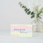 Minimale Typografie Ästhetische Visitenkarte  (Stehend Vorderseite)