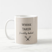 Minimale Typografie Moderne Back-Kaffeetasse Kaffeetasse (Links)