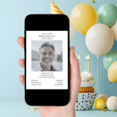 Minimale Überraschung - Einladungen zum Geburtstag