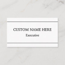 Minimale und einfache Berufliche Visitenkarte