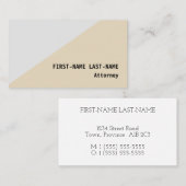 Minimale und einfache Berufliche Visitenkarte (Vorne/Hinten)