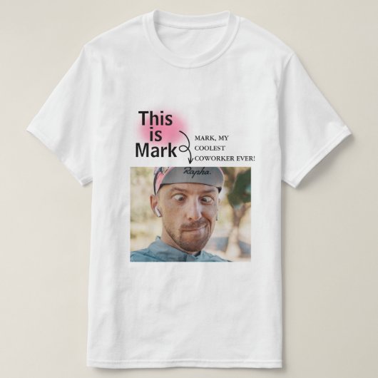 Minimale und lustige benutzerdefinierte Hinzufügen T-Shirt (Design vorne)