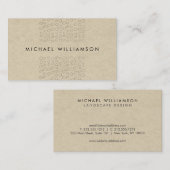 Minimale und moderne Designer Scribble Circles II Visitenkarte (Vorne/Hinten)