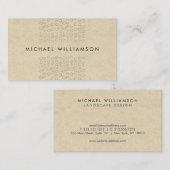 Minimale und moderne Designer Scribble Circles II Visitenkarte (Vorne/Hinten)