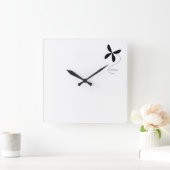 Minimale und moderne Uhr (Zuhause)