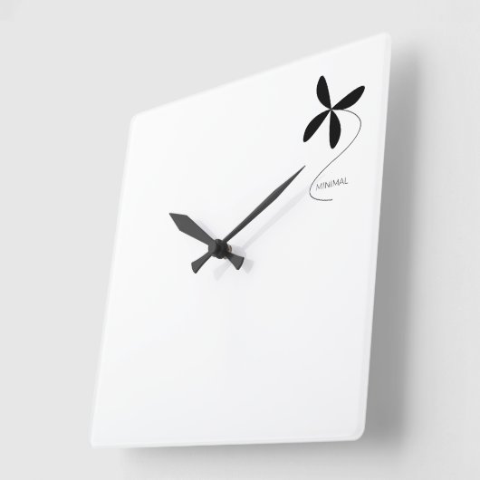 Minimale und moderne Uhr (Winkel)