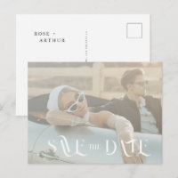 Minimale und schicke Save the Date Einladung