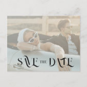 Minimale und schicke Save the Date Einladung (Vorderseite)