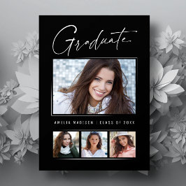 Minimale Unique Calligraphy Skript Grad 4 Foto Ankündigung