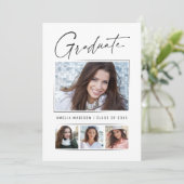 Minimale Unique Calligraphy Skript Grad 4 Foto Ankündigung (Stehend Vorderseite)