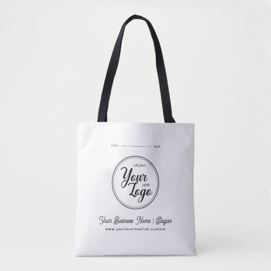 Minimale Unternehmenslogo  Tasche (Vorderseite)