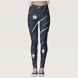 Minimale US-Wellen-Struktur   Damen Leggings