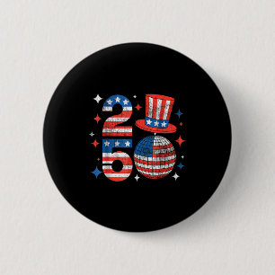 Minimale USA 4. Juli-Feier 2026 Button