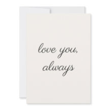 Minimale Valentinstag-Druckkarte