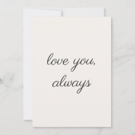 Minimale Valentinstag-Druckkarte  Feiertagskarte