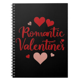 Minimale Valentinstag-Liebe-Typografie-Design | R Notizblock