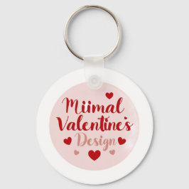 Minimale Valentinstag-Liebe-Typografie-Design | R Schlüsselanhänger