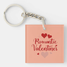 Minimale Valentinstag-Liebe-Typografie-Design | R Schlüsselanhänger