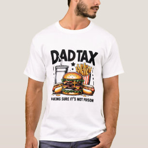 Minimale Vater Tax Food Icon Art T-Shirt