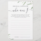 Minimale Vegetation, die ich bin Brautparty-Spiel (Vorderseite)