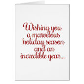 Minimale Verletzungen Urlaubskarten (Vorne)