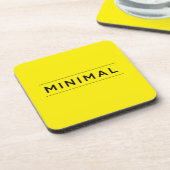 Minimale Vibes Getränkeuntersetzer (Linke Seite)