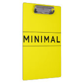 Minimale Vibes Klemmbrett (Rechts)