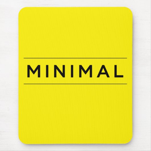 Minimale Vibes Mousepad (Vorne)