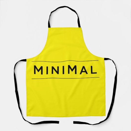 Minimale Vibes Schürze (Vorderseite)