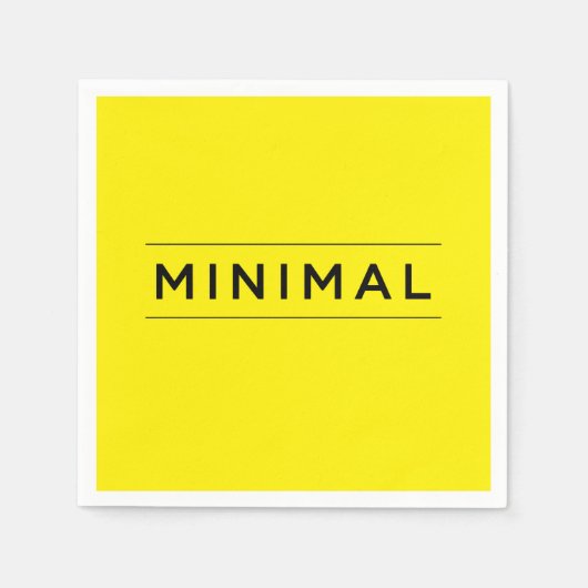 Minimale Vibes Serviette (Vorderseite)