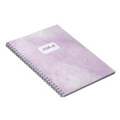 Minimale violette Marmor-Notizbuch Notizblock (Rechte Seite)
