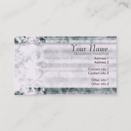 Minimale Visitenkarte (Vorderseite)