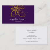 Minimale Visitenkarte (Vorne/Hinten)