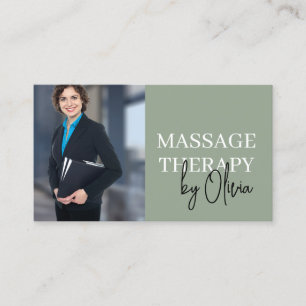 Minimale Visitenkarte für Masseure