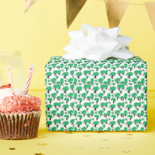 Minimale Waldhügellandschaft Geschenkpapier