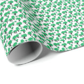 Minimale Waldhügellandschaft Geschenkpapier (Rolleneckpunkt)