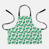 Minimale Waldhügellandschaft Schürze (Vorderseite)