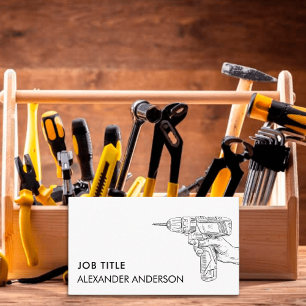 Minimale Wartung des Handyman Services-Tools Visitenkarte