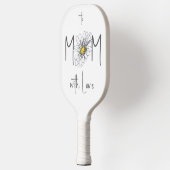 Minimale Wasserfarben-Gasteria-Mutter, genannt Mut Pickleball Schläger (Links)